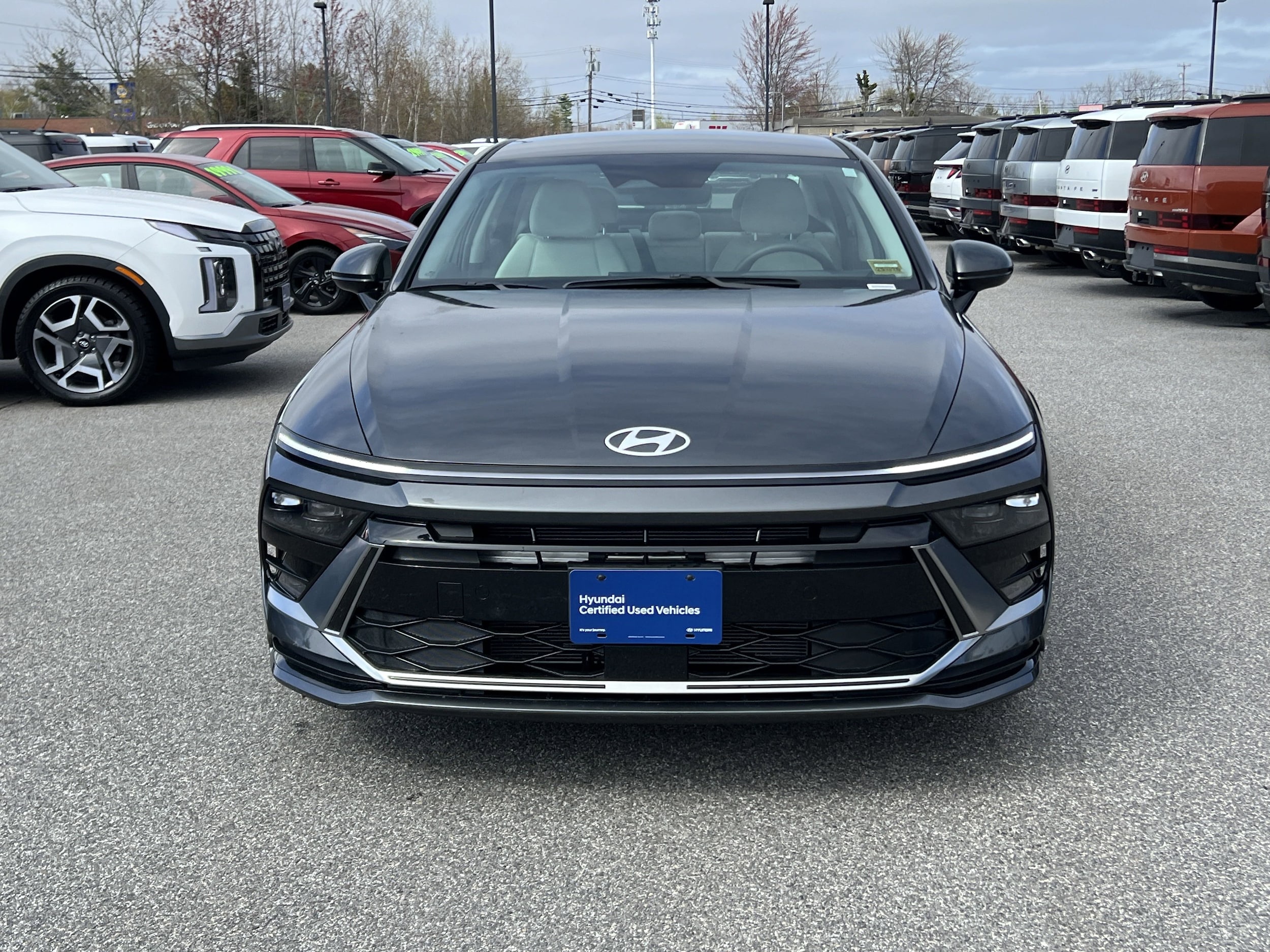 Certified 2025 Hyundai Sonata SEL with VIN KMHL64JA4SA433081 for sale in Westbrook, ME