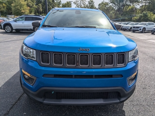 Used 2021 Jeep Compass 80th Spec. Edition with VIN 3C4NJDEB7MT556996 for sale in Bloomington, IN