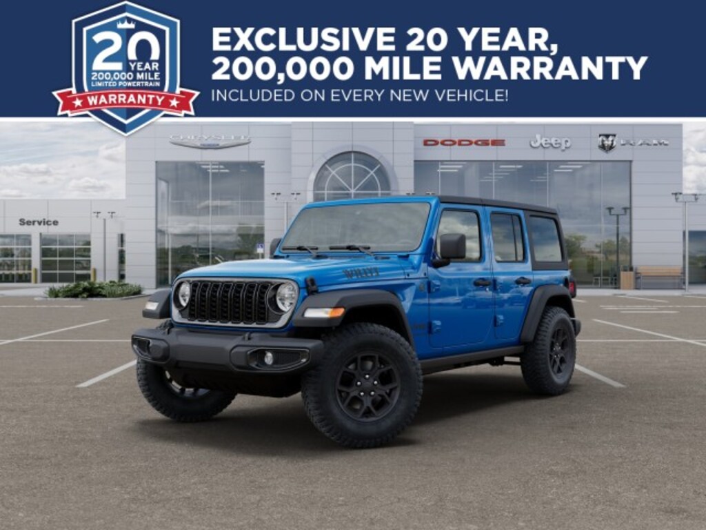 New 2026 Jeep Wrangler 4-DOOR WILLYS Sport Utility