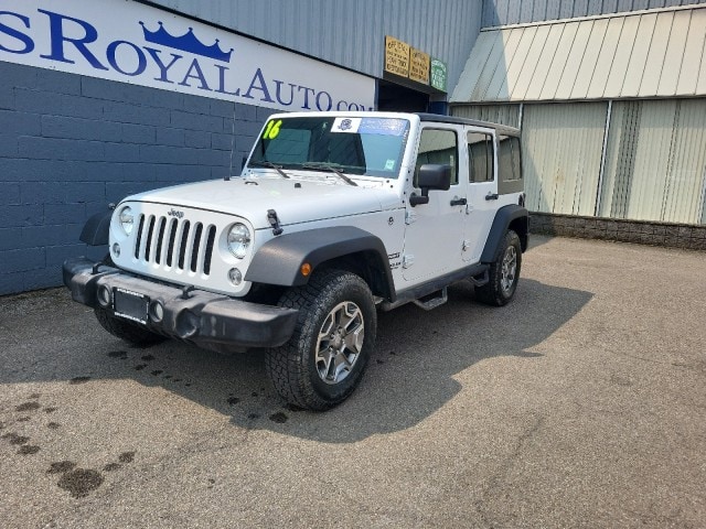 Used 2016 Jeep Wrangler Unlimited Sport with VIN 1C4BJWDG4GL348943 for sale in Owego, NY