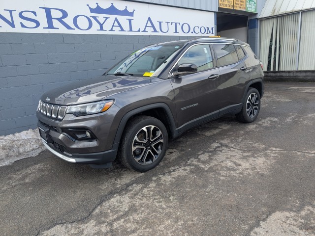 Used 2022 Jeep Compass Limited with VIN 3C4NJDCB6NT153595 for sale in Owego, NY