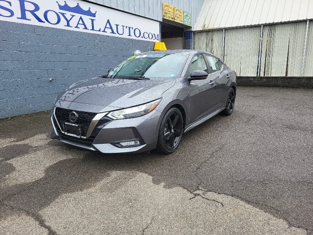 Used 2021 Nissan Sentra SR with VIN 3N1AB8DV9MY221923 for sale in Owego, NY