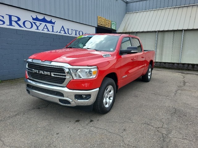 Used 2021 RAM Ram 1500 Pickup Big Horn/Lone Star with VIN 1C6SRFMT9MN773457 for sale in Owego, NY