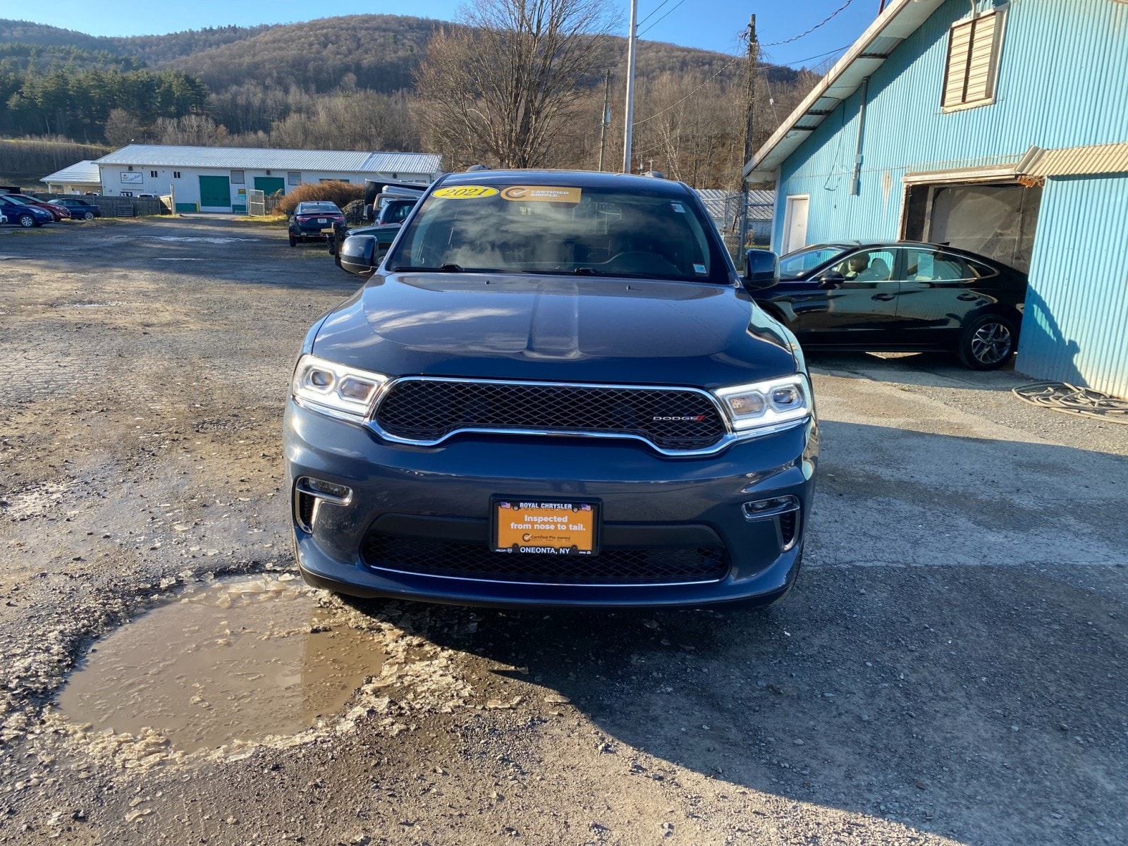 Used 2021 Dodge Durango SXT Plus with VIN 1C4RDJAG4MC697500 for sale in Oneonta, NY