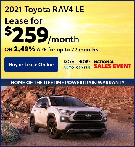 Toyota Rav4 Specials Lease Deals Royal Moore Toyota