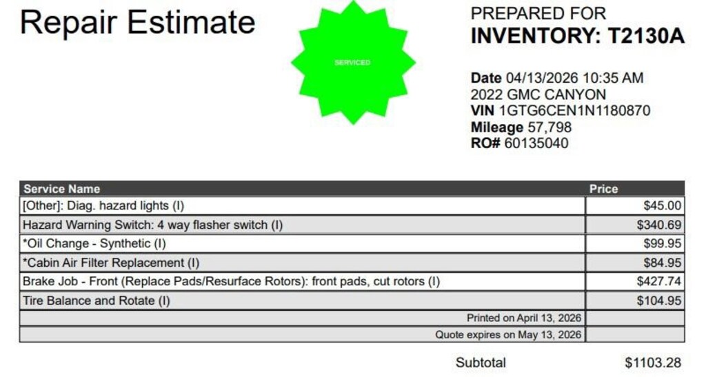 Used 2022 GMC Canyon Elevation Truck Crew Cab