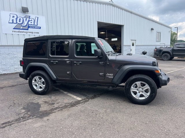 Used 2020 Jeep Wrangler Unlimited Sport S with VIN 1C4HJXDN8LW226495 for sale in Cortland, NY