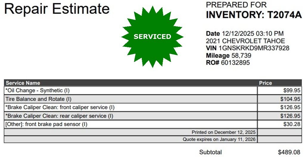 Used 2021 Chevrolet Tahoe RST SUV