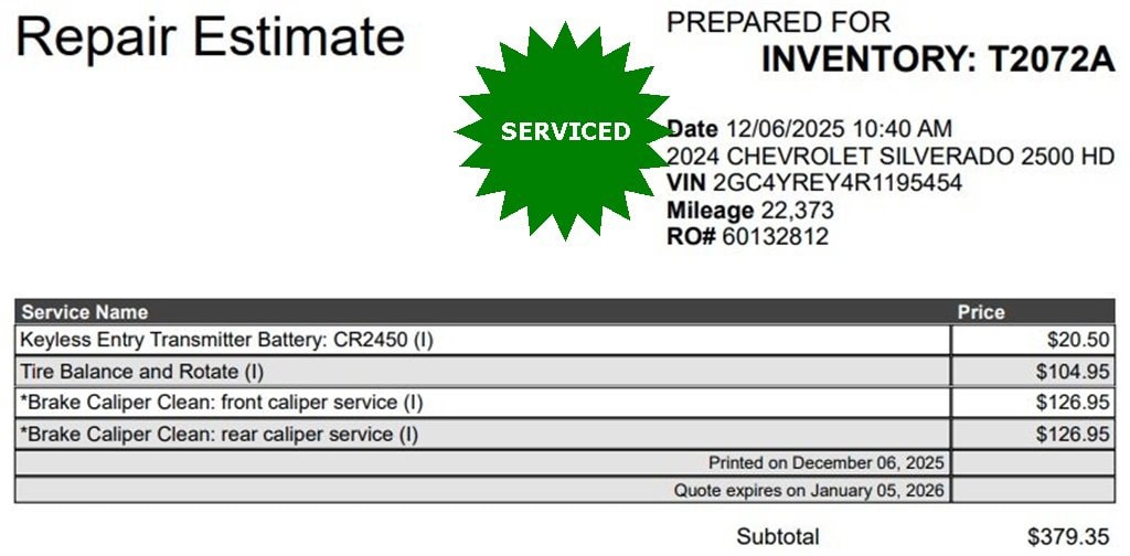 Used 2024 Chevrolet Silverado 2500 HD High Country Truck Crew Cab