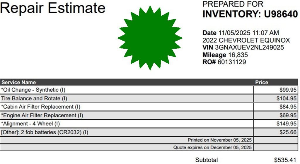 Used 2022 Chevrolet Equinox LT SUV