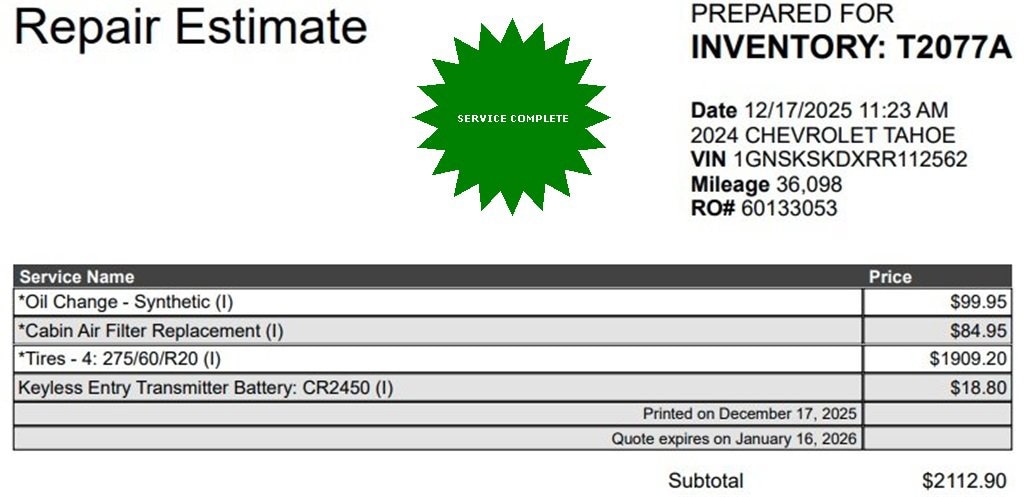 Used 2024 Chevrolet Tahoe Premier SUV