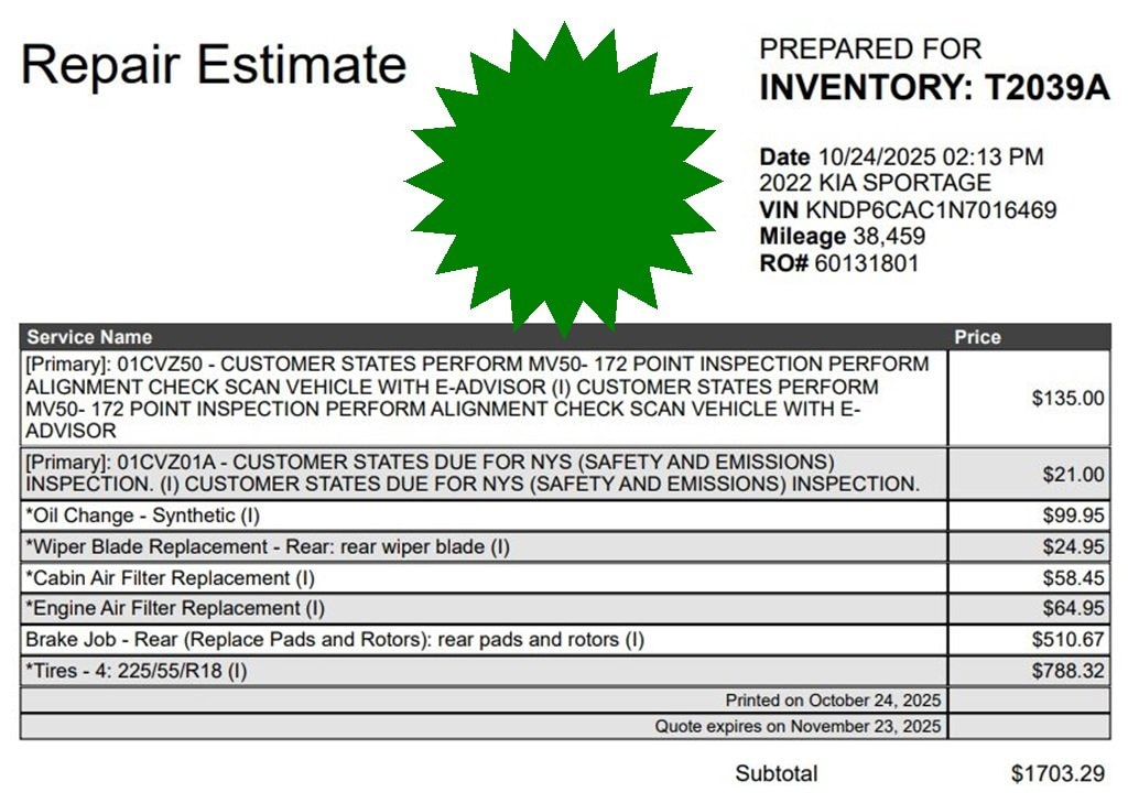 Used 2022 Kia Sportage Nightfall SUV