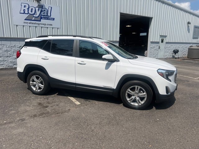 Used 2021 GMC Terrain SLE with VIN 3GKALTEV7ML306319 for sale in Cortland, NY