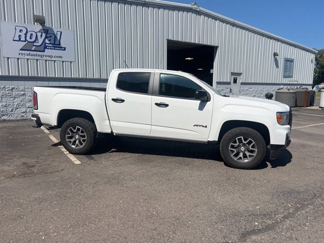 Used 2022 GMC Canyon AT4 with VIN 1GTG6FEN1N1227073 for sale in Cortland, NY