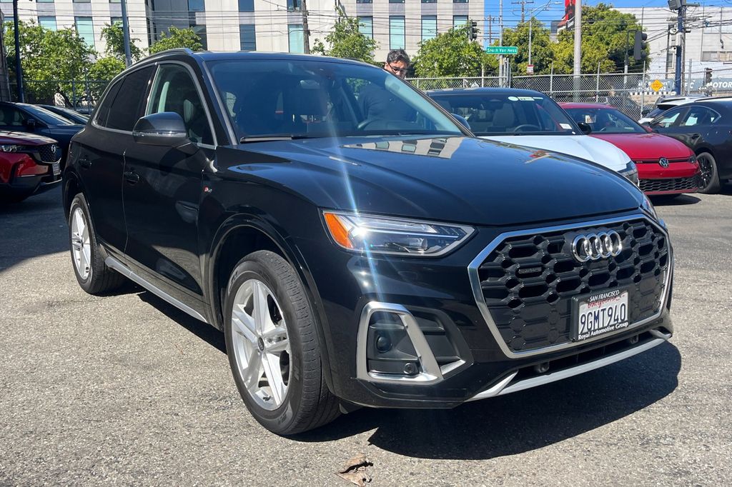 Used 2023 Audi Q5 Premium Plus with VIN WA1E2AFY7P2059459 for sale in San Francisco, CA