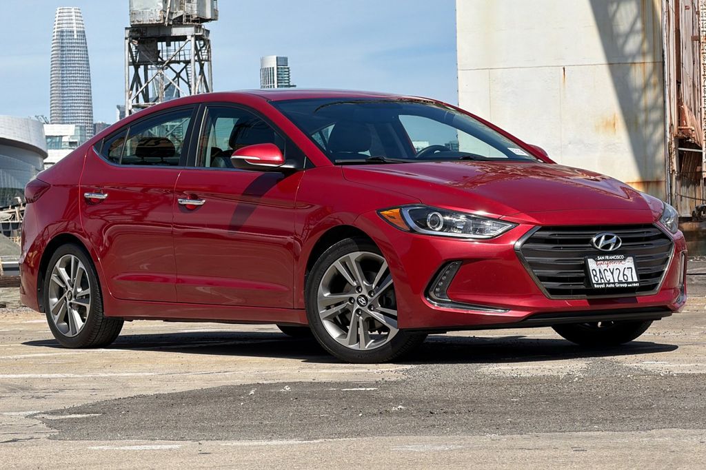 Used 2017 Hyundai Elantra Limited with VIN 5NPD84LF8HH070023 for sale in San Francisco, CA