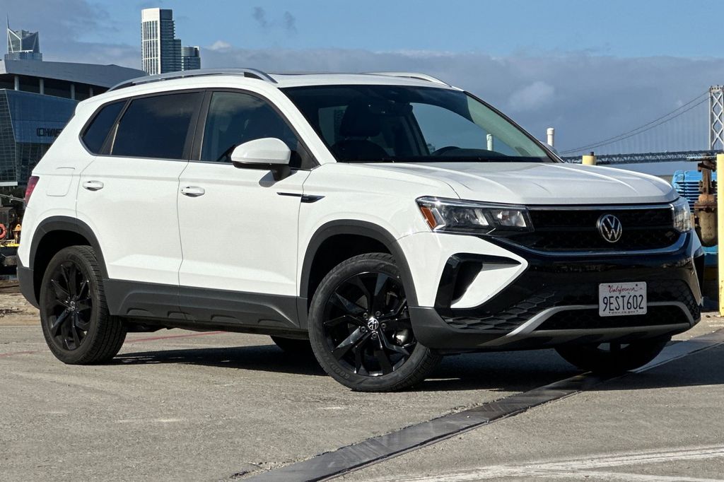 Certified 2022 Volkswagen Taos SE with VIN 3VVLX7B29NM098287 for sale in San Francisco, CA
