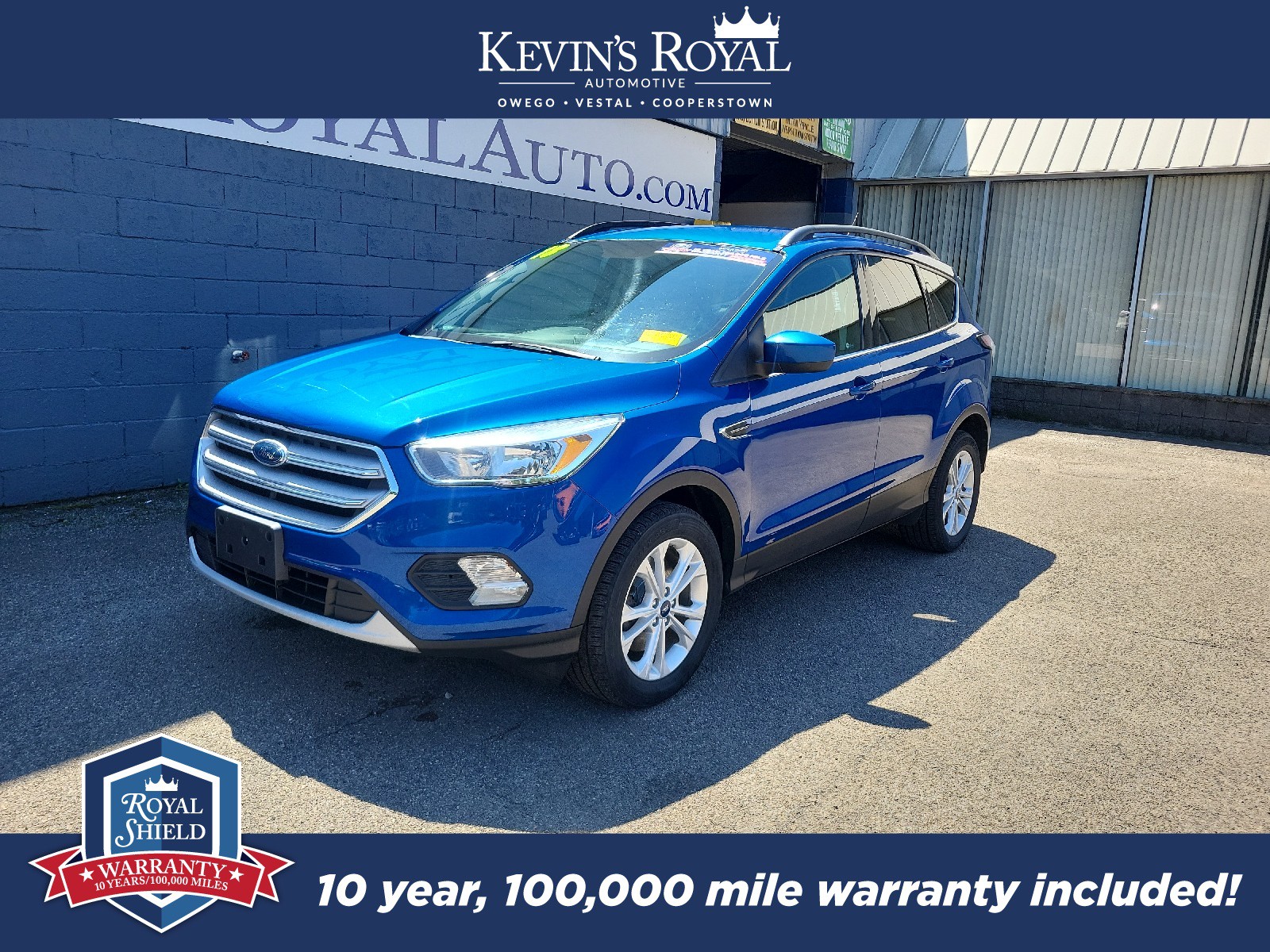 Used 2018 Ford Escape SE with VIN 1FMCU9GDXJUB34115 for sale in Owego, NY