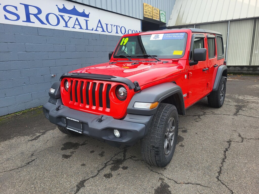 Used 2019 Jeep Wrangler Unlimited Sport 4x4 SUV