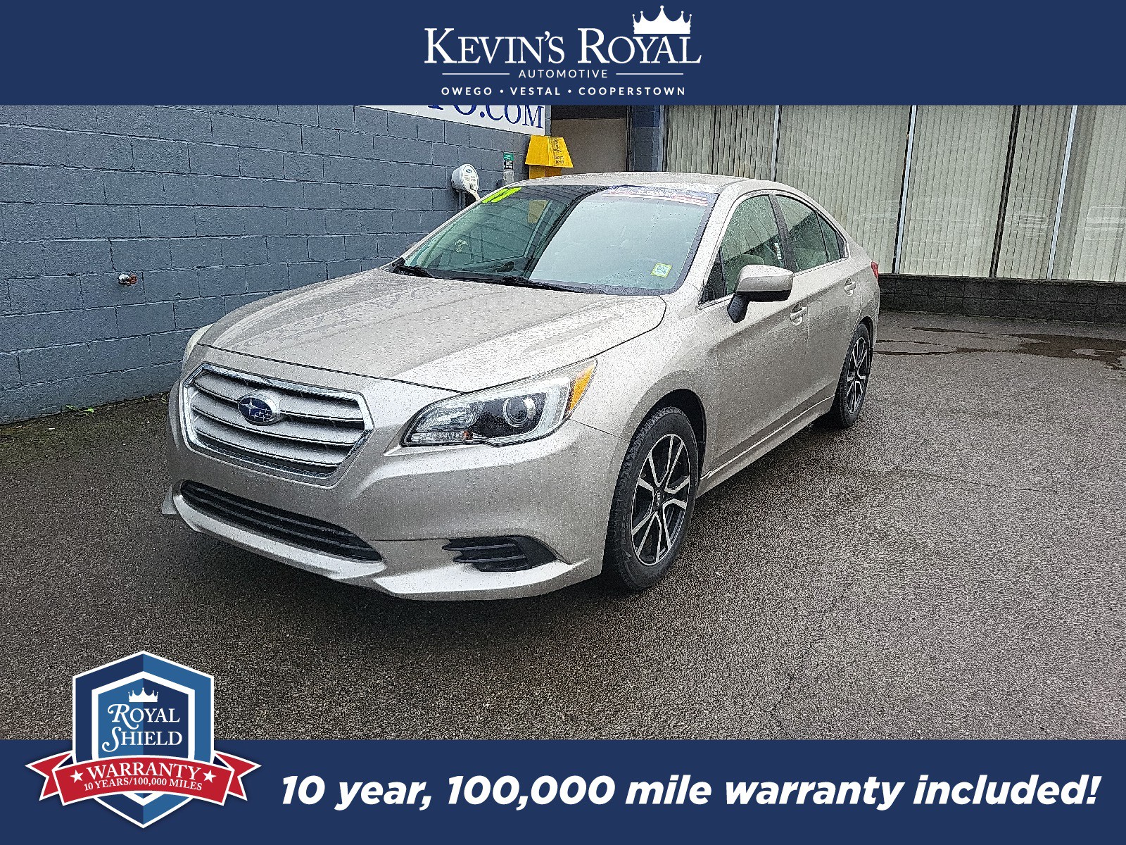 Used 2017 Subaru Legacy Premium with VIN 4S3BNAC60H3045496 for sale in Owego, NY