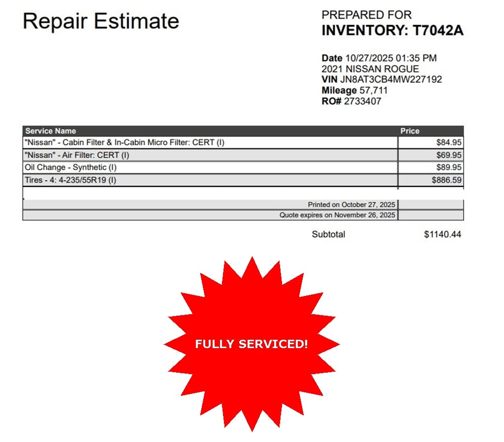 Certified 2021 Nissan Rogue SL SUV
