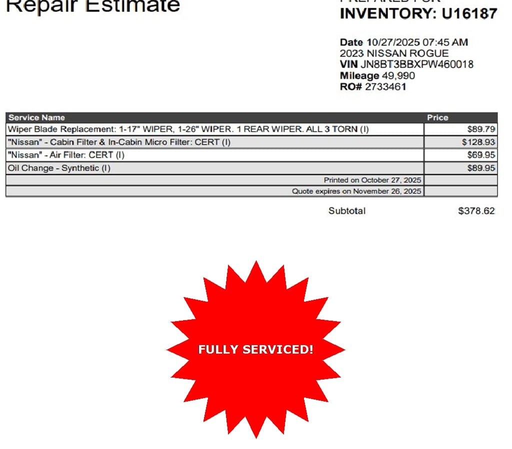 Used 2023 Nissan Rogue SV SUV