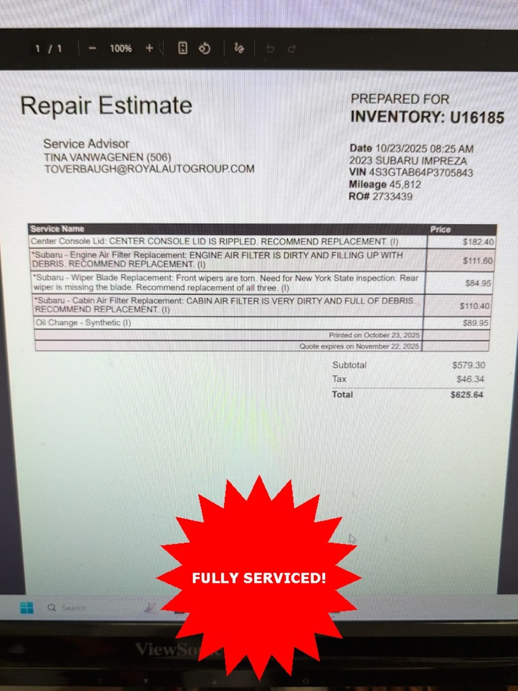 Certified 2023 Subaru Impreza Base 5-Door