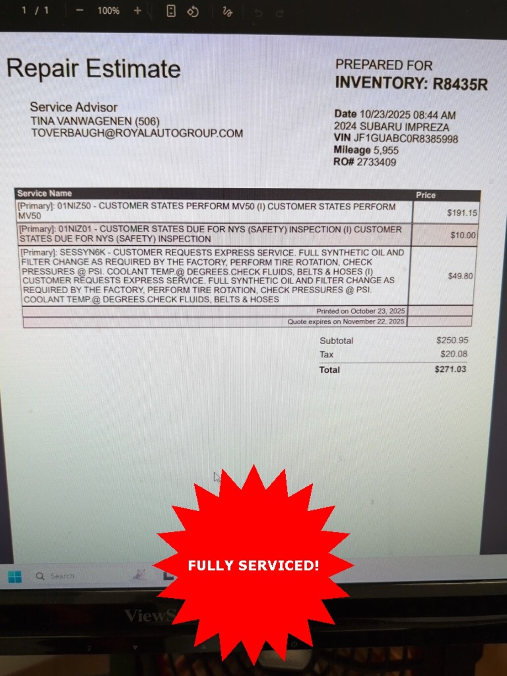 Certified 2024 Subaru Impreza Base 5-Door