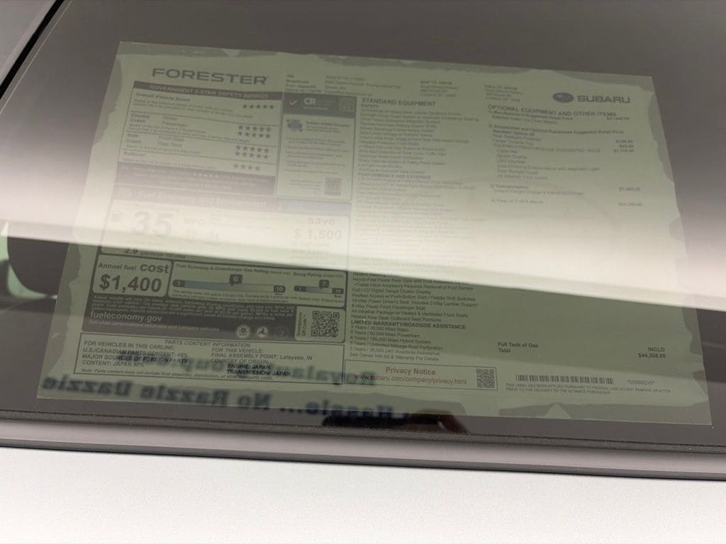 2026 Subaru Forester Touring - Photo 10