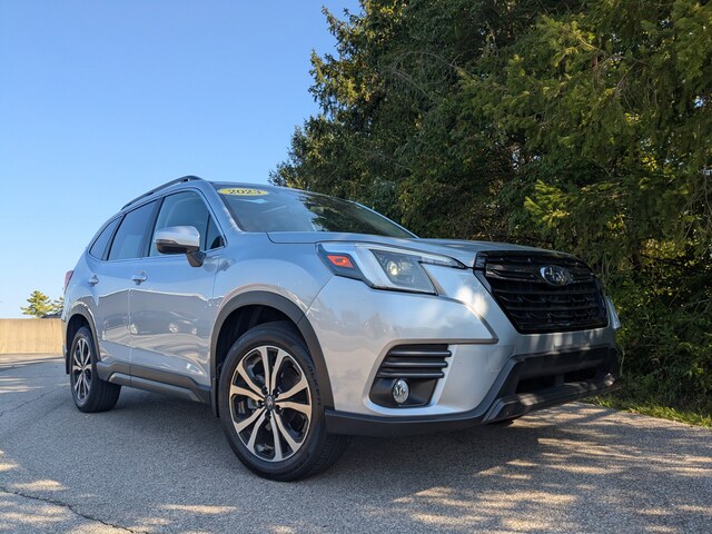 Featured used 2023 Subaru Forester Limited SUV for sale in Bloomington, IN