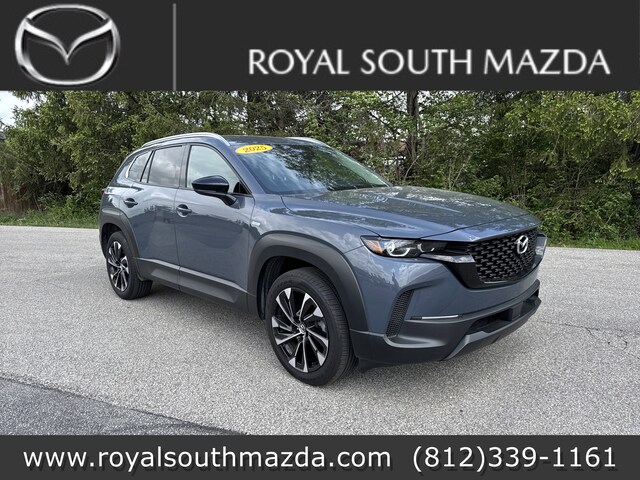 Featured used 2025 Mazda CX-50 Hybrid Premium Plus Package SUV for sale in Bloomington, IN
