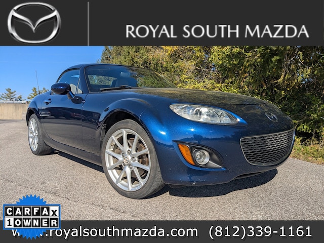 Featured used 2010 Mazda Mazda MX-5 Miata Grand Touring Convertible for sale in Bloomington, IN