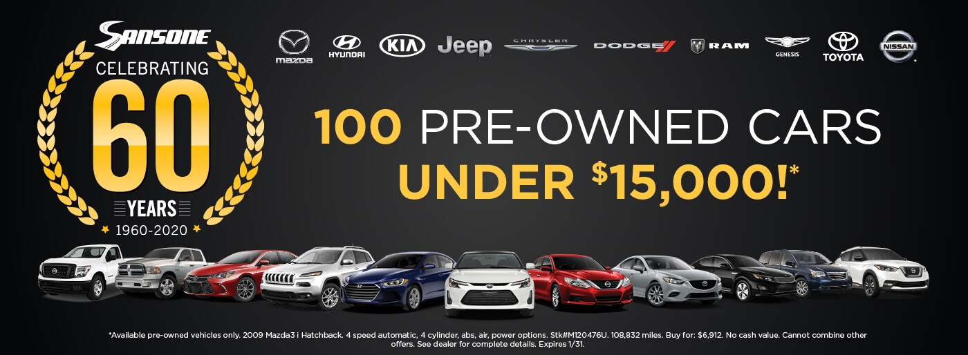 Sansone Auto New Jersey Area Car Dealer