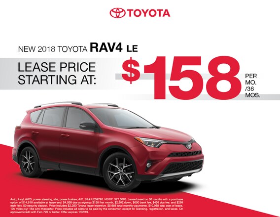 New Toyota Rav4 Inventory For