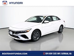 2026 Hyundai Elantra Hybrid Blue Sedan