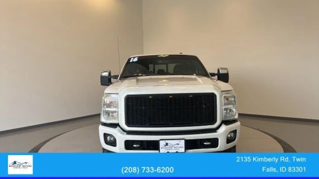 Used 2016 Ford F-350SD Platinum Truck