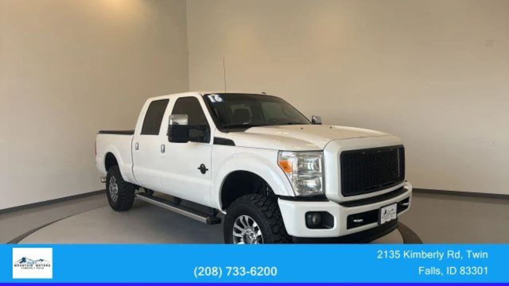 Used 2016 Ford F-350SD Platinum Truck