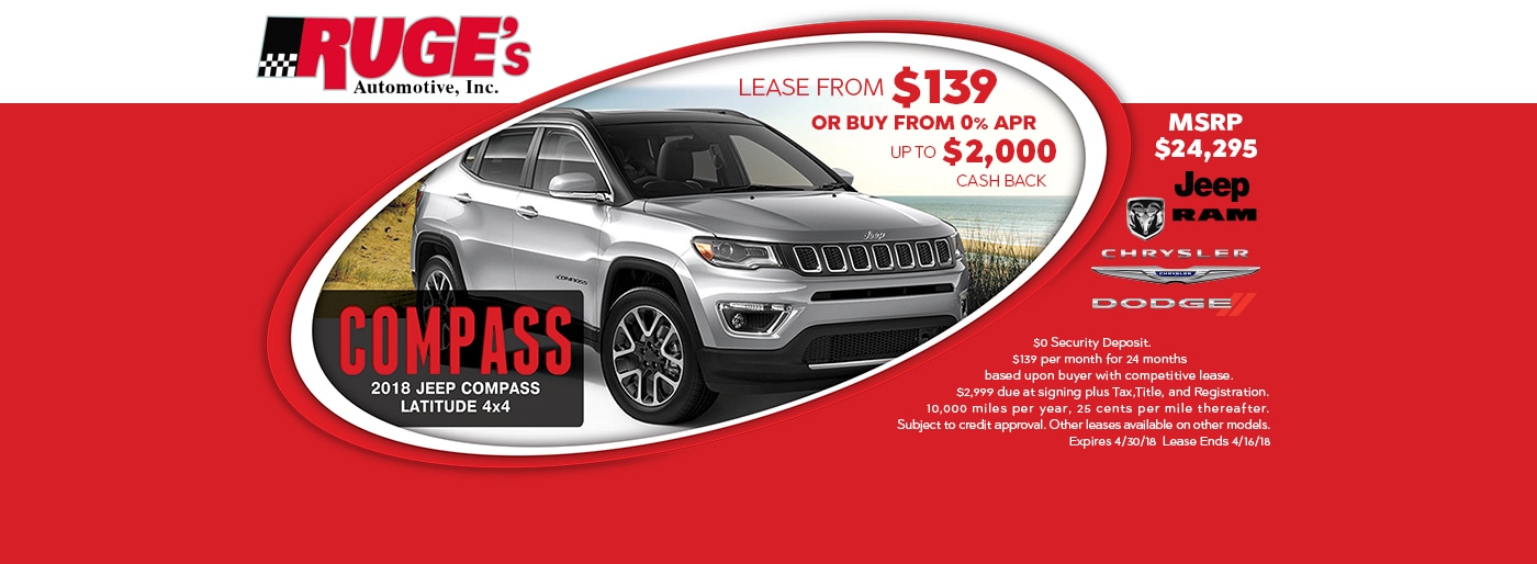 Chrysler Dodge Jeep Ram Dealer in Rhinebeck, NY Ruge's