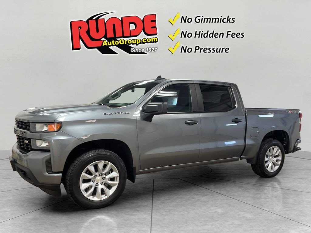 Used 2021 Chevrolet Silverado Custom Crew Cab