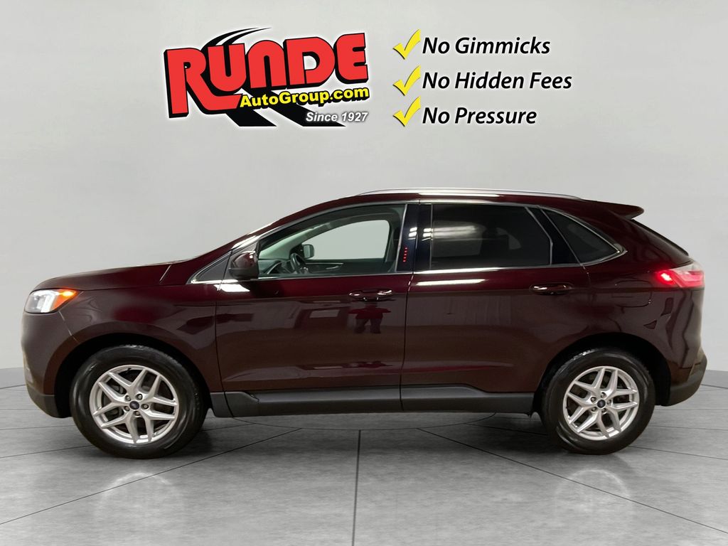 Used 2021 Ford Edge SEL with VIN 2FMPK4J95MBA23304 for sale in Manchester, IA