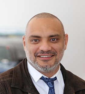 Staff member Rafik Siha from 9748a744a8e8