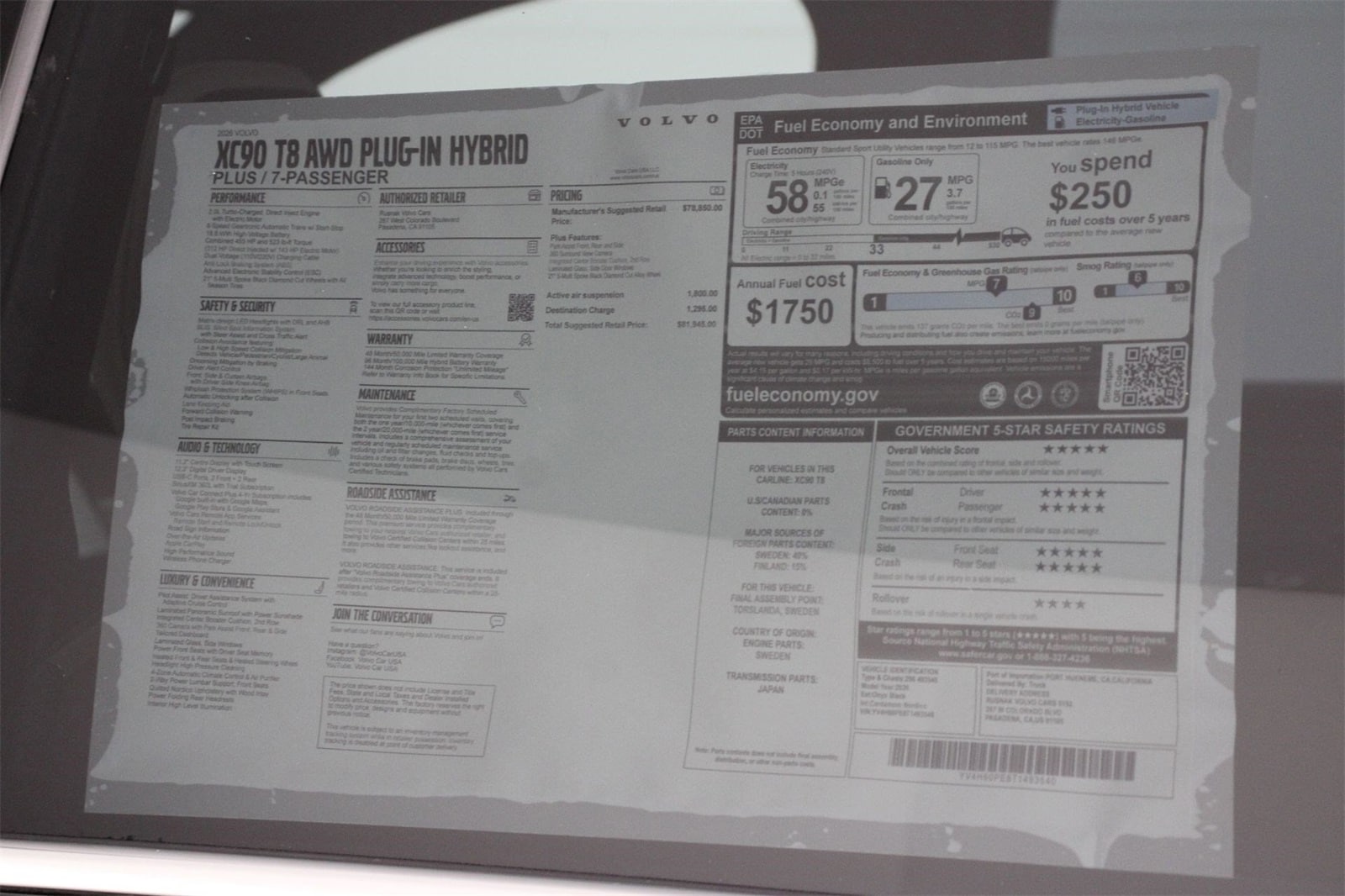 2026 Volvo XC90 Plus - Photo 18