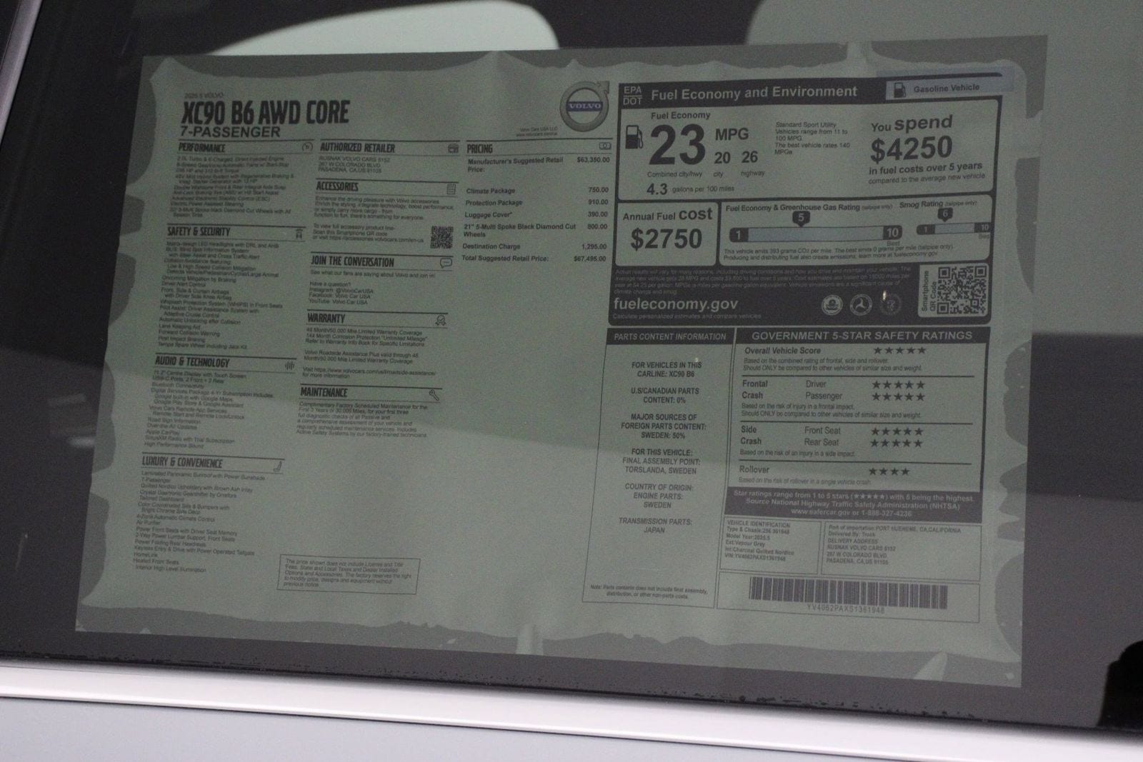 2025 Volvo XC90 Core - Photo 18