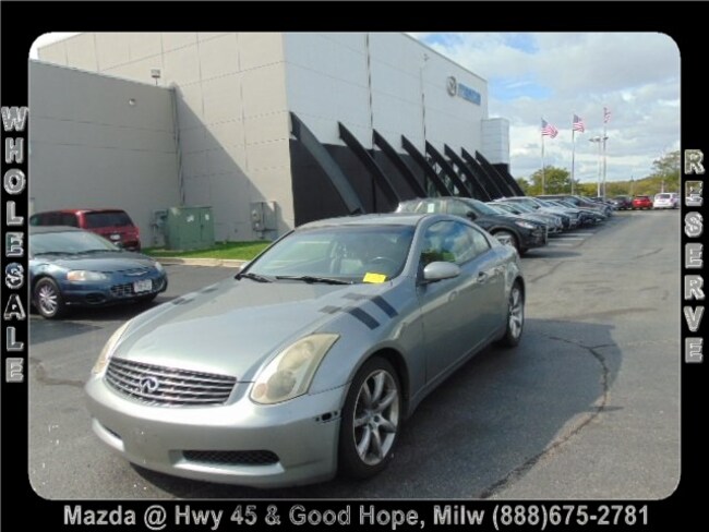 Used 2003 Infiniti G35 Base For Sale In Milwaukee Wi Vin