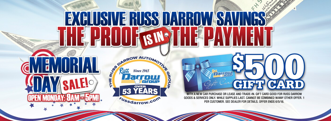 New and Used Car Dealer West Bend WI Russ Darrow