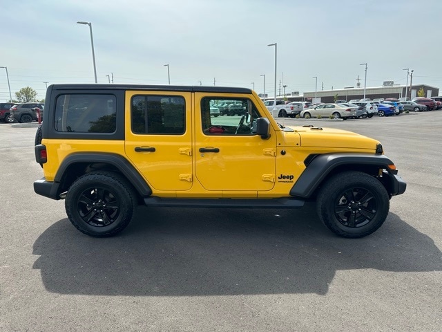 Certified 2021 Jeep Wrangler Unlimited Altitude with VIN 1C4HJXDN6MW507793 for sale in Greenfield, IN