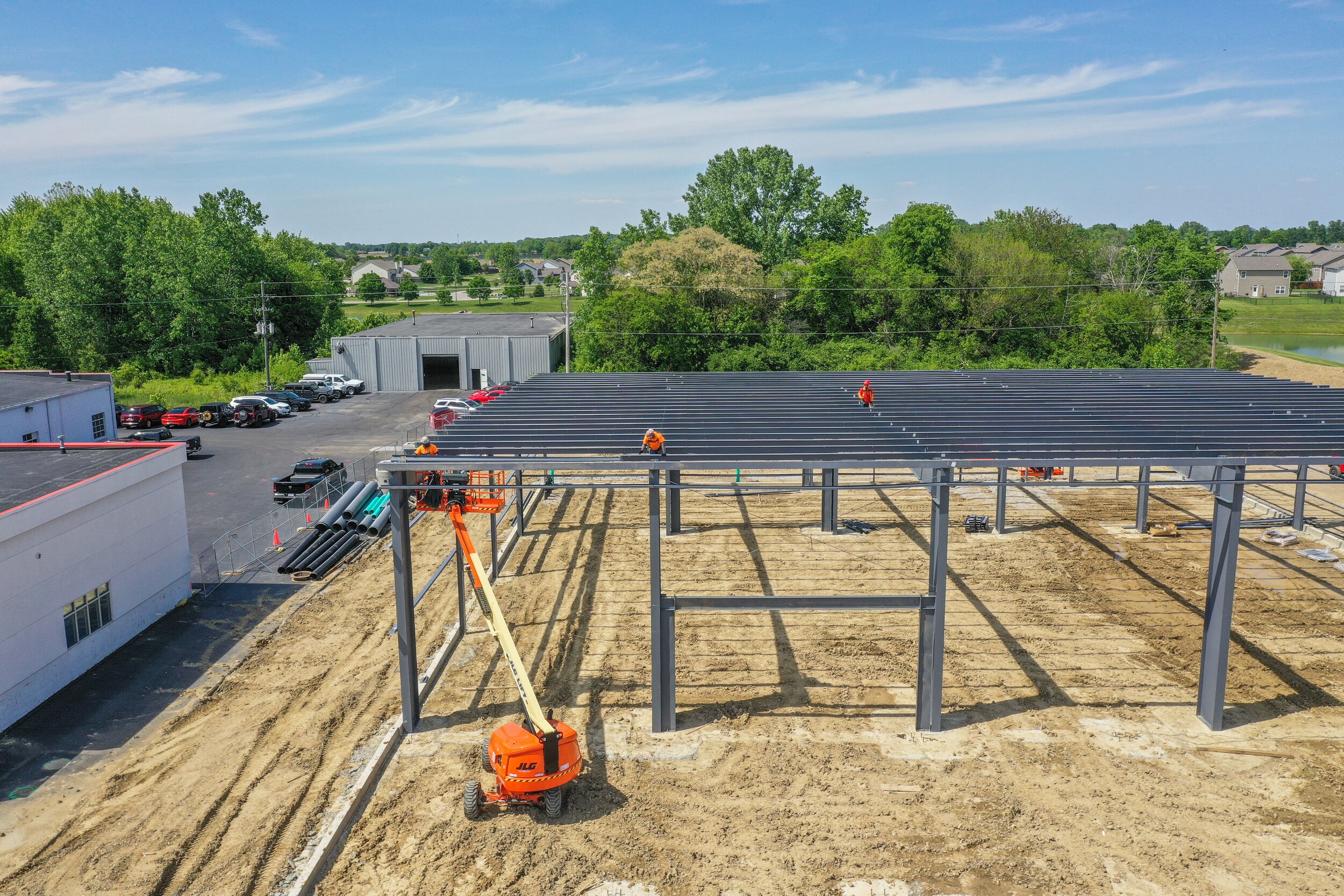 Construction photo of Dellen CDJR construction