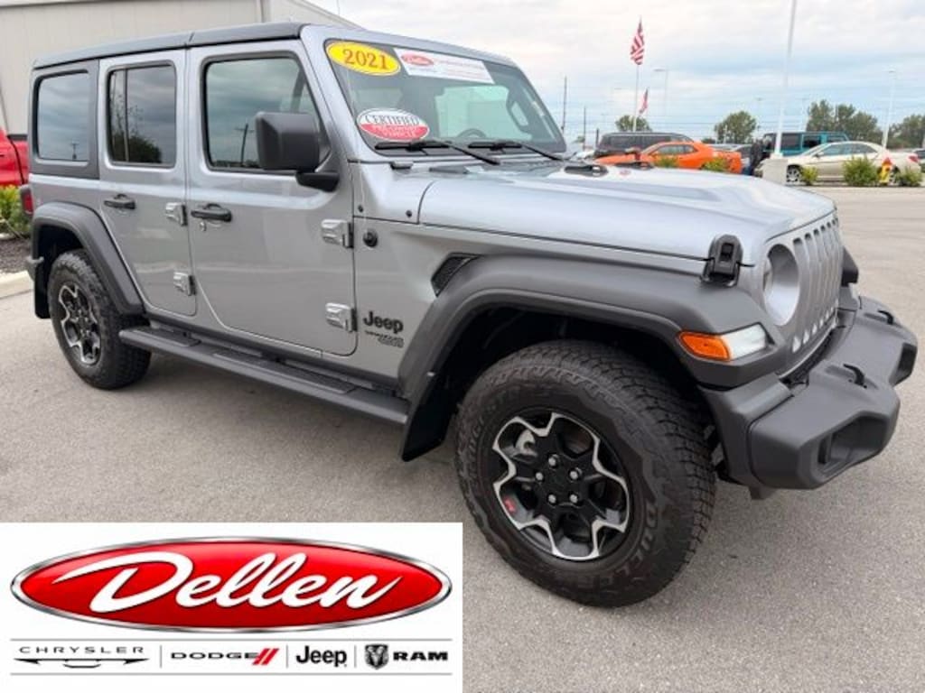 Certified 2021 Jeep Wrangler Unlimited Sport SUV