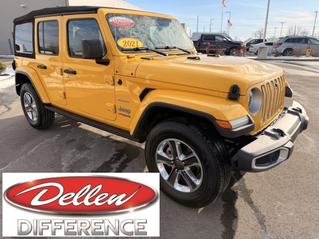 Certified 2021 Jeep Wrangler Unlimited Sahara SUV