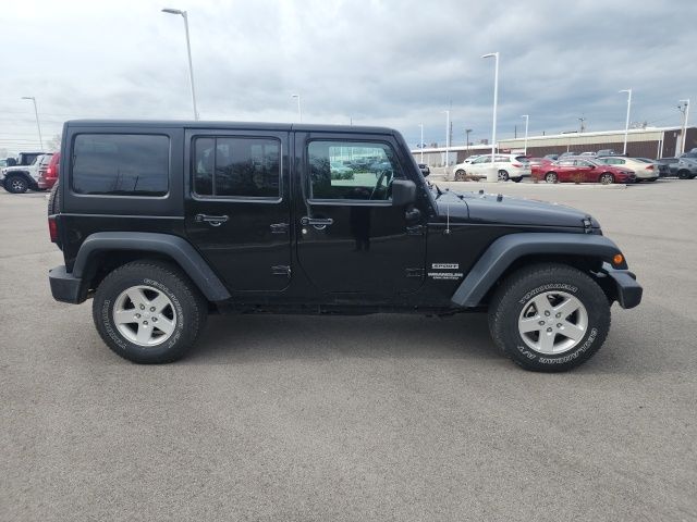 Used 2016 Jeep Wrangler Unlimited Sport S with VIN 1C4BJWDG6GL115419 for sale in Greenfield, IN